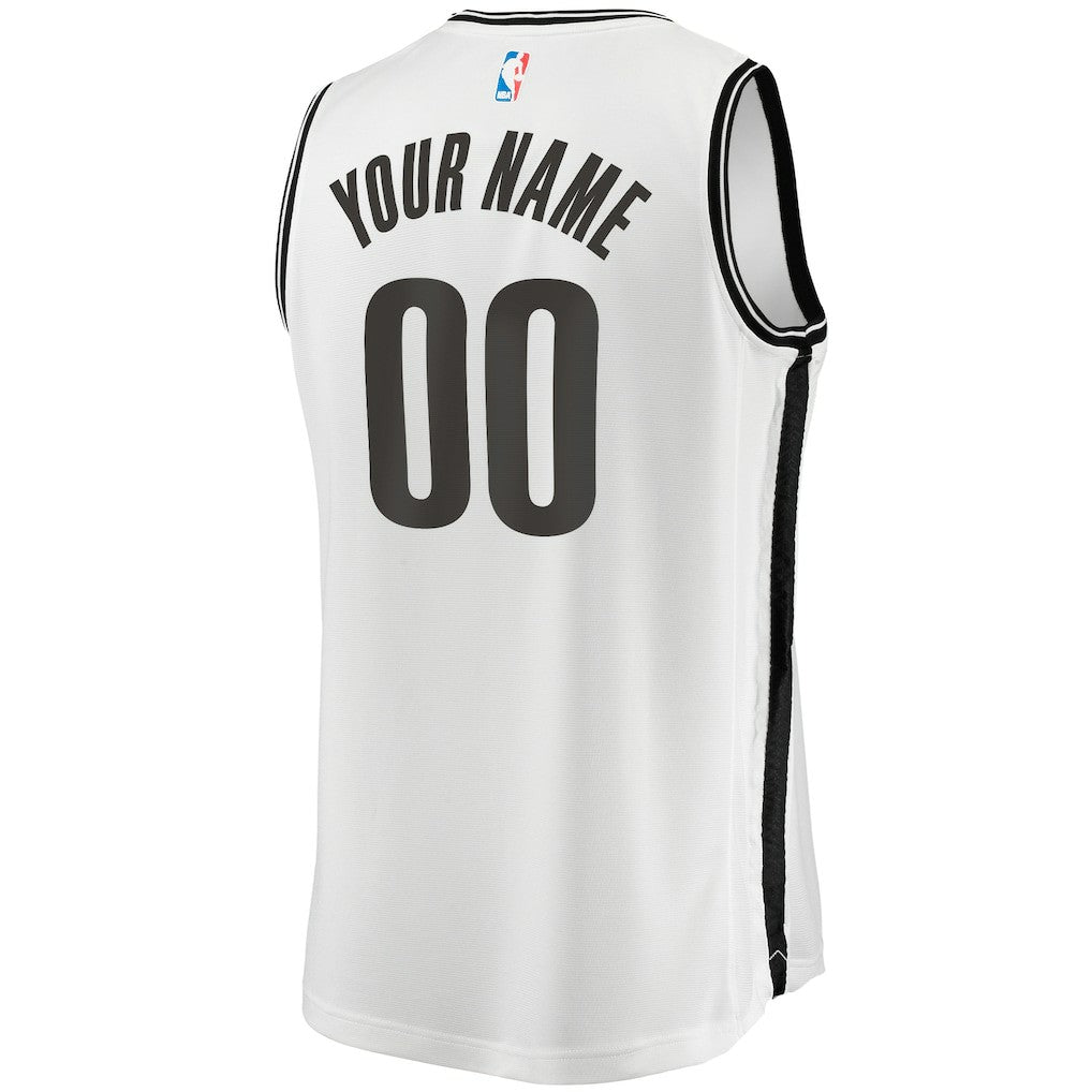 Brooklyn Nets Fast Break Custom Replica Jersey - Association Edition - White | Fanatics on sale