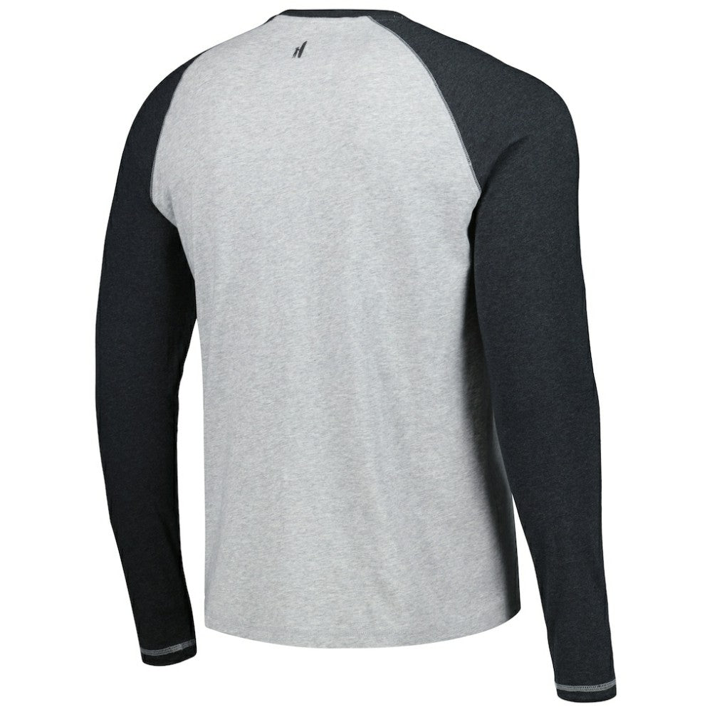 San Diego Padres johnnie-O Alsen Raglan Long Sleeve T-Shirt - Charcoal/Heather Gray