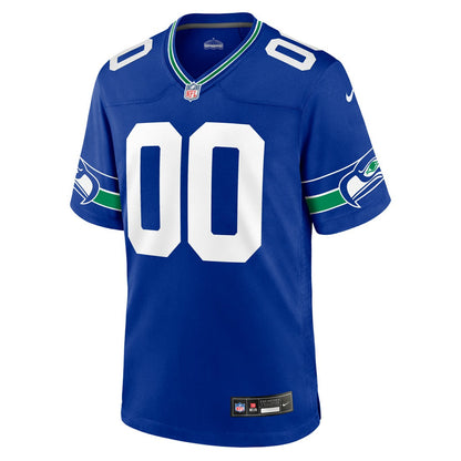 Seattle Seahawks Throwback Custom Jersey - Royal | Nike cheap