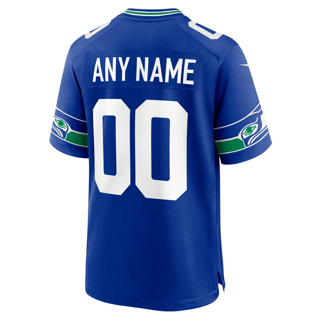 Seattle Seahawks Throwback Custom Jersey - Royal | Nike cheap