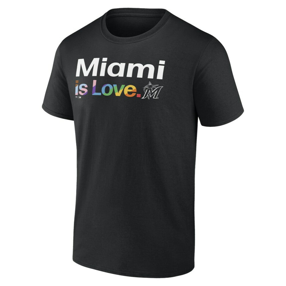 Miami Marlins City Pride T-Shirt - Black