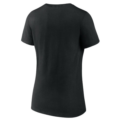 Cincinnati Reds Women's City Pride V-Neck T-Shirt - Black