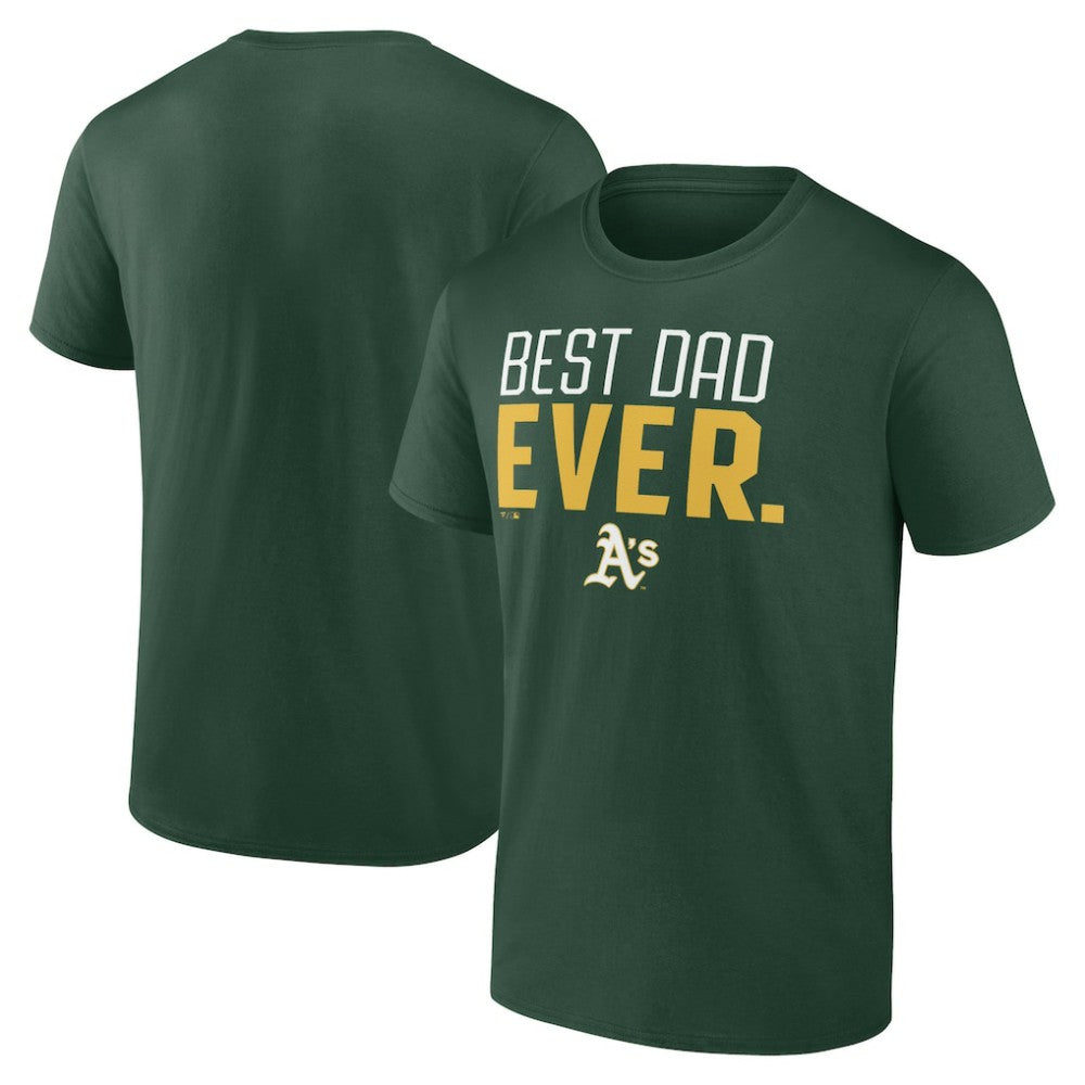 Athletics Best Dad Ever T-Shirt - Green