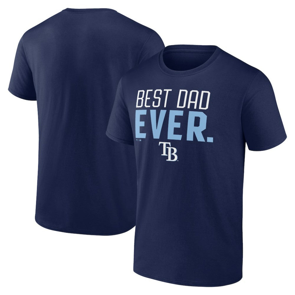 Tampa Bay Rays Best Dad Ever T-Shirt - Navy