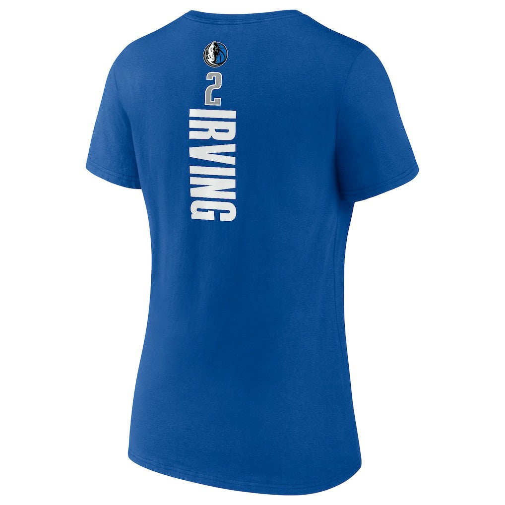 Kyrie Irving Dallas Mavericks Women's Playmaker Name & Number V-Neck T-Shirt sale - Royal for sale