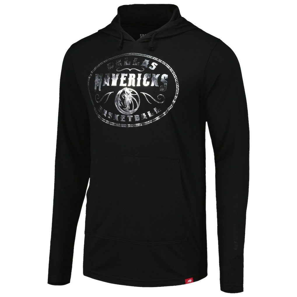 Dallas Mavericks Sportiqe Unisex Rowan Tri-Blend Long Sleeve Hoodie T-Shirt sale - Black shop