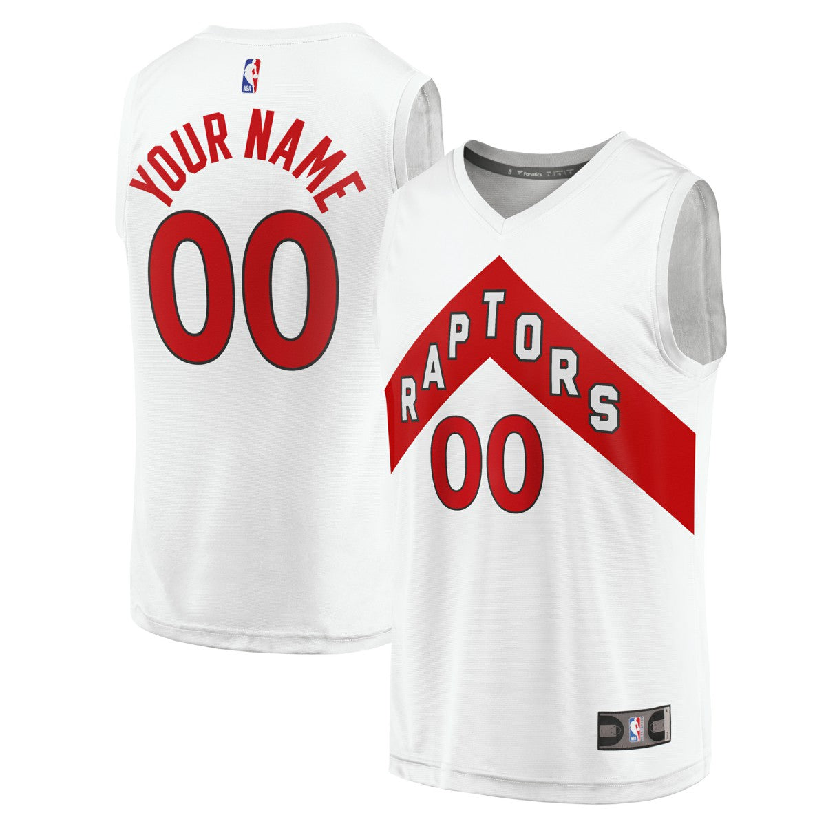 Toronto Raptors Fast Break Custom Replica Jersey - Association Edition - White | Fanatics on sale