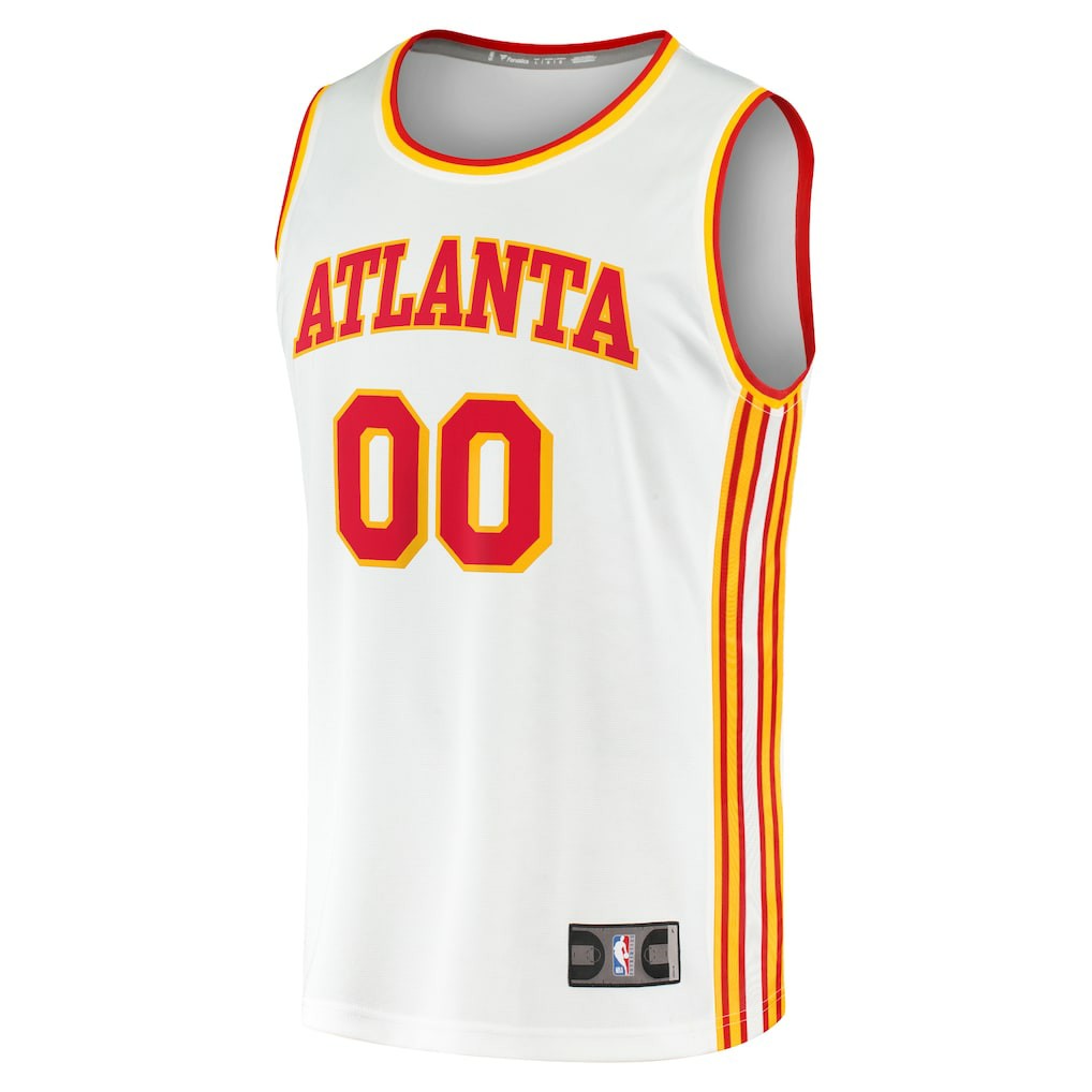 Atlanta Hawks Youth Fast Break Replica Custom Jersey - Association Edition - White | Fanatics shop