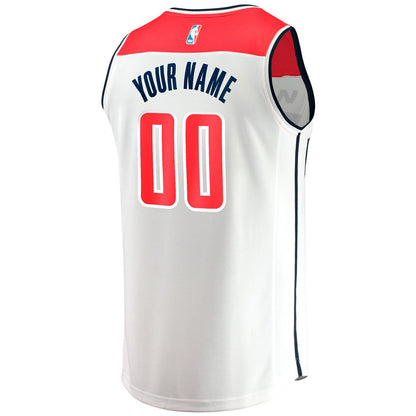 Washington Wizards Youth Fast Break Replica Custom Jersey - Association Edition - White | Fanatics sale