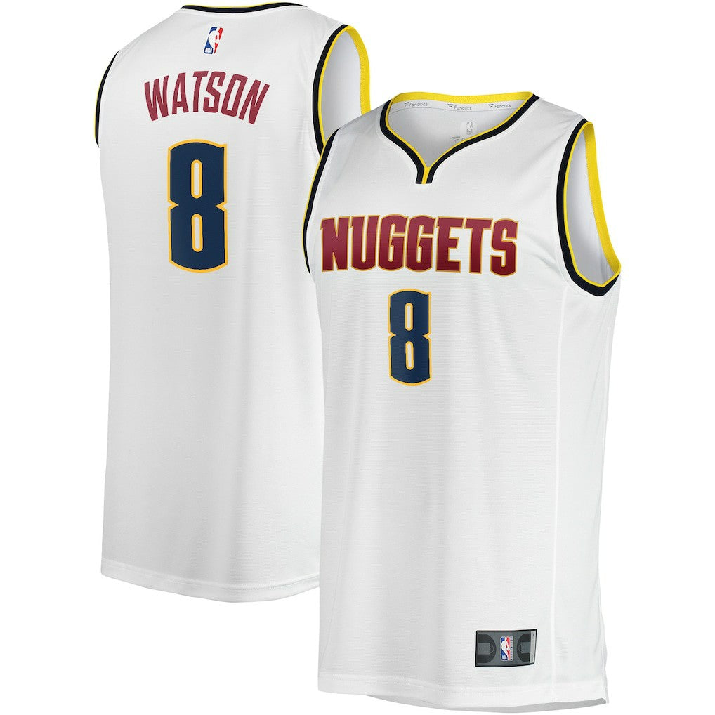 Peyton Watson Denver Nuggets Fast Break Player Jersey sale - Association Editi- White | Fanatics outlet