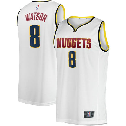 Peyton Watson Denver Nuggets Fast Break Player Jersey sale - Association Editi- White | Fanatics outlet