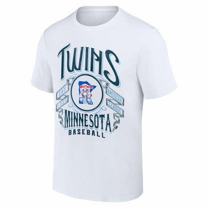 Minnesota Twins Darius Rucker Collection Distressed Rock T-Shirt - White