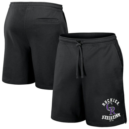 Colorado Rockies Darius Rucker Collection Team Color Shorts - Black
