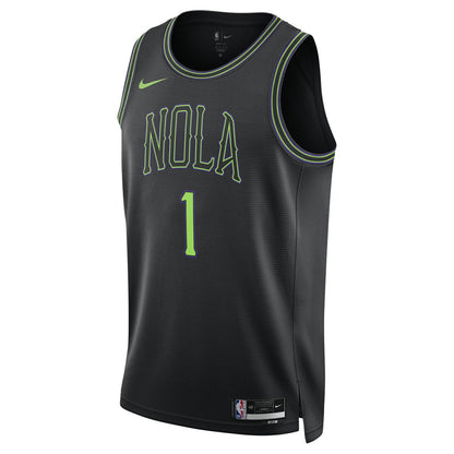 Zion Williamson New Orleans Pelicans Unisex 2025/26 Swingman Jersey - Black - City Edition | Nike on sale