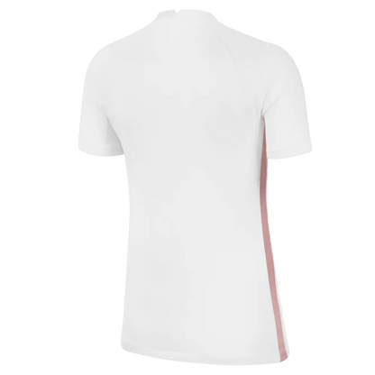 France Women's EC22 Away Soccer Jersey - White-Pink Glaze