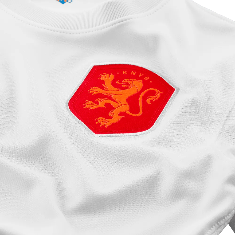 Netherlands Women's EC22 Away Soccer Jersey - White-Soar