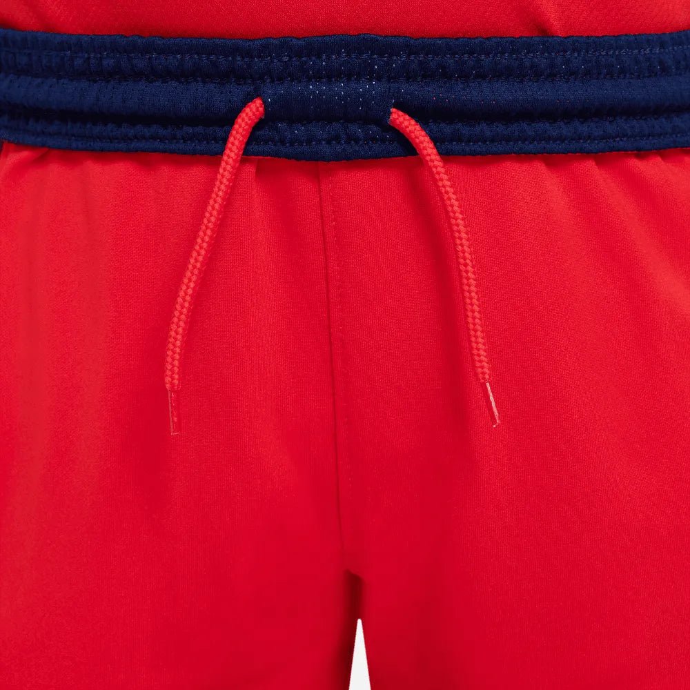 2022-23 England Youth Away Soccer Short Red-Blue Void