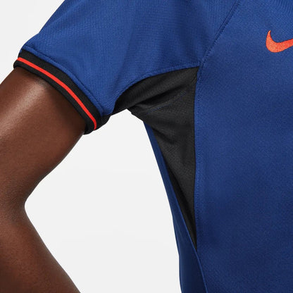 2022-23 Netherlands Women's Away Soccer Jersey - Deep Royal Blue