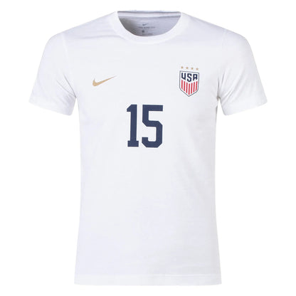 2023-24 USA Youth 4-Star Rapinoe 15 Tee