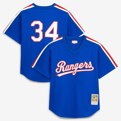 Nolan Ryan Texas Rangers Authentic Batting Practice Jersey - Royal | Mitchell & Ness