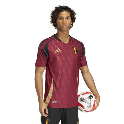 2024-25 Belgium Men's Authentic Home Soccer Jersey