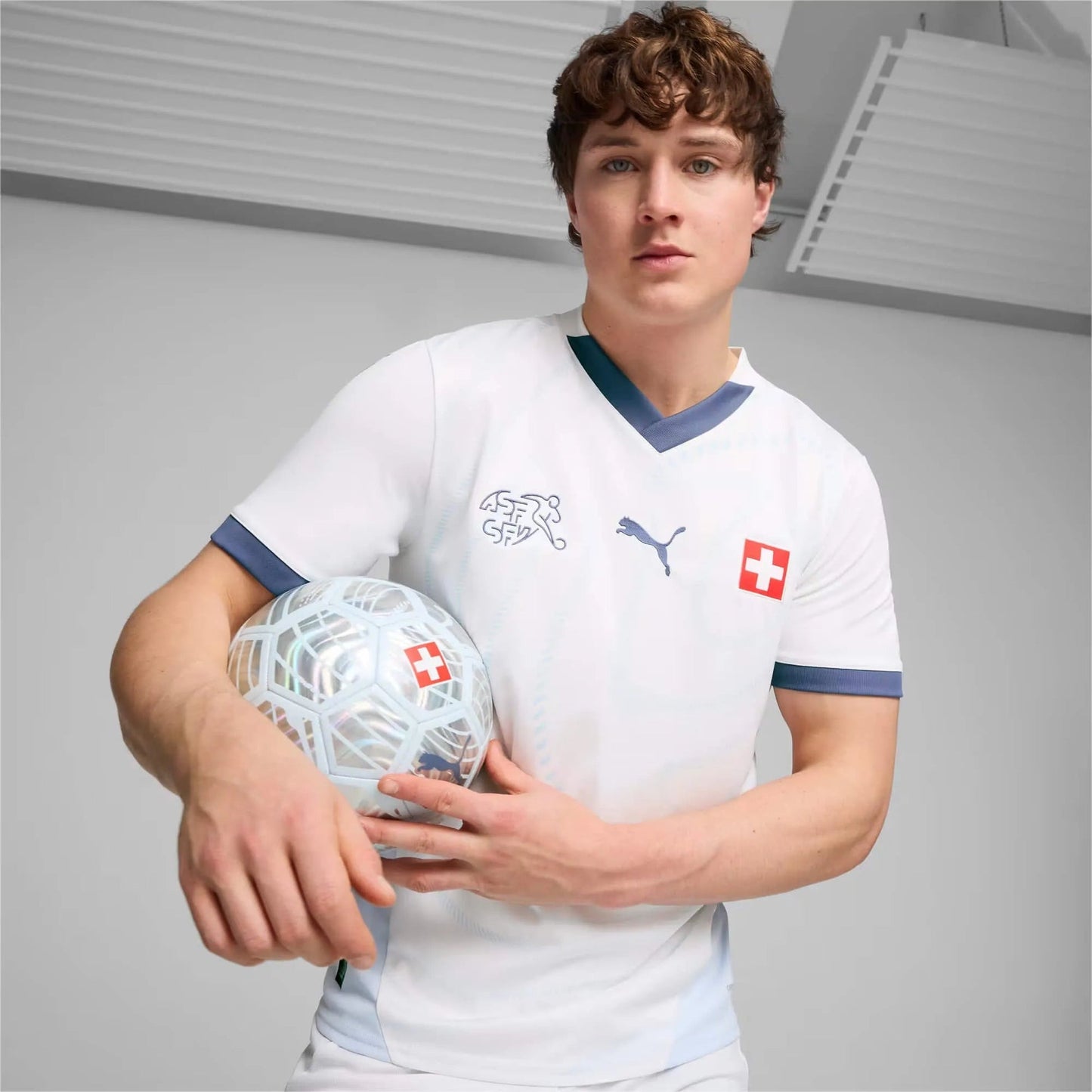 2024-25 Switzerland Stadium Away Soccer Jersey