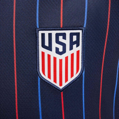 2025 USA Youth Stadium Away Soccer Jersey Obsidian/Challenge Red