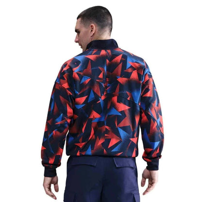 2025 USA Men's Academy Pro Anthem Jacket Obsidian/Challenge Red