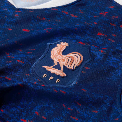 2025 France Women's Stadium Home Soccer Jersey Blue Void/Light Madder Root