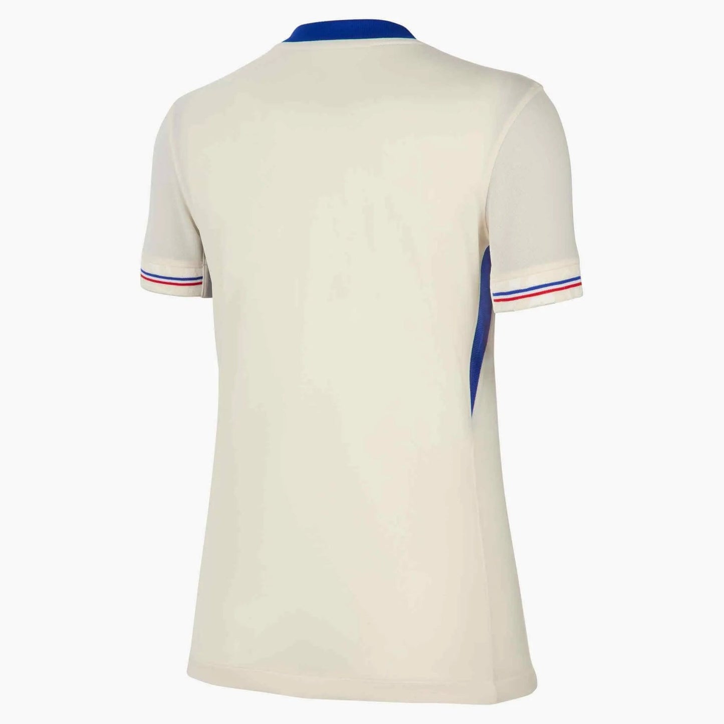 2025 France Women's Stadium Away Soccer Jersey Pale Ivory/Bright Blue/Light Madder Root