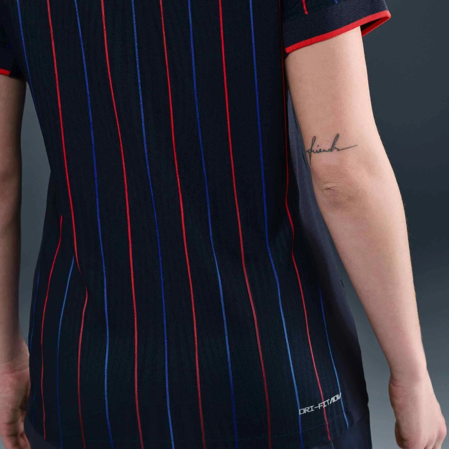2025 USA Women's 4-Star Authentic Away Soccer Jersey Obsidian/Challenge Red/Challenge Red