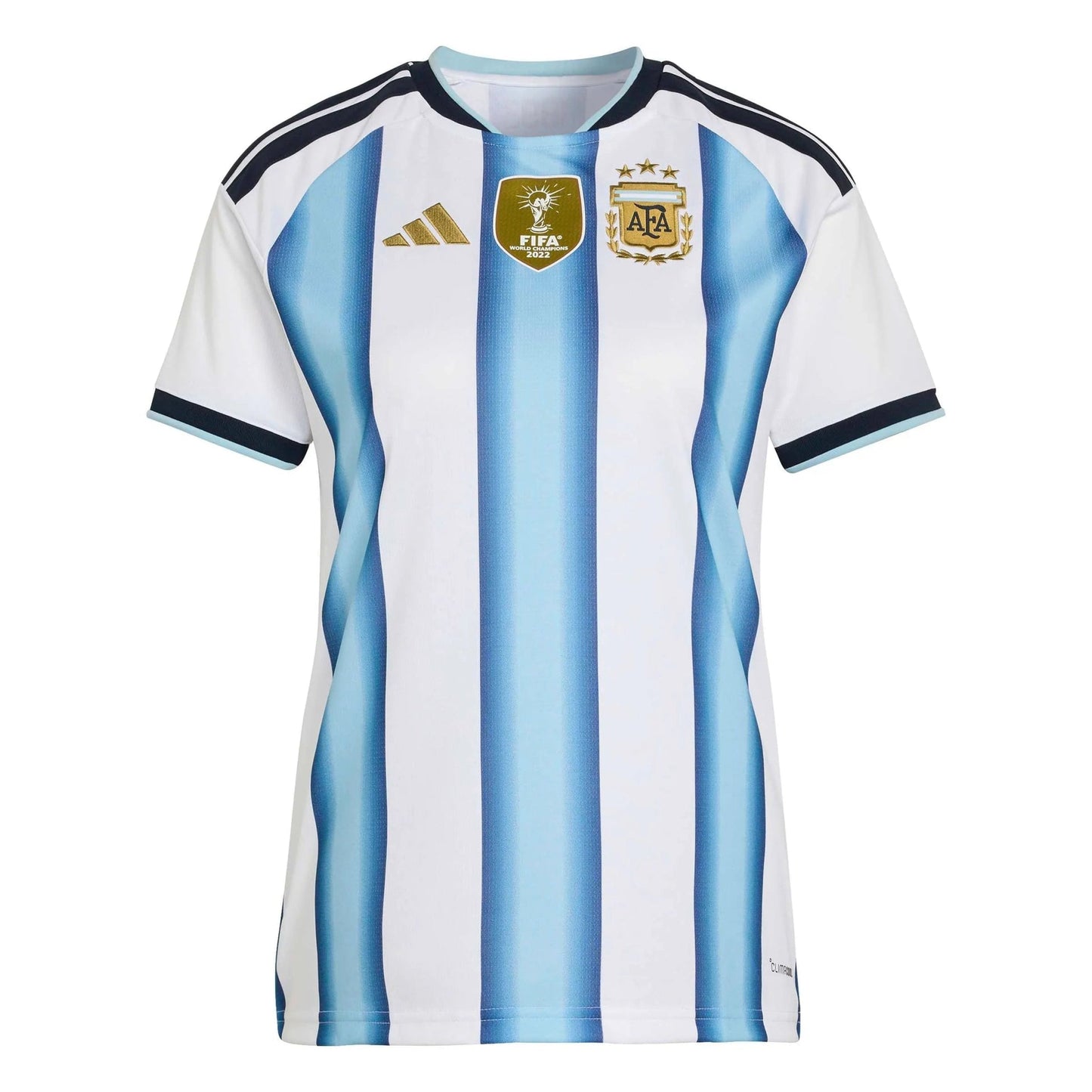 2026 Argentina Women's Stadium Home Soccer Jersey White / Icey Blue / Light Blue
