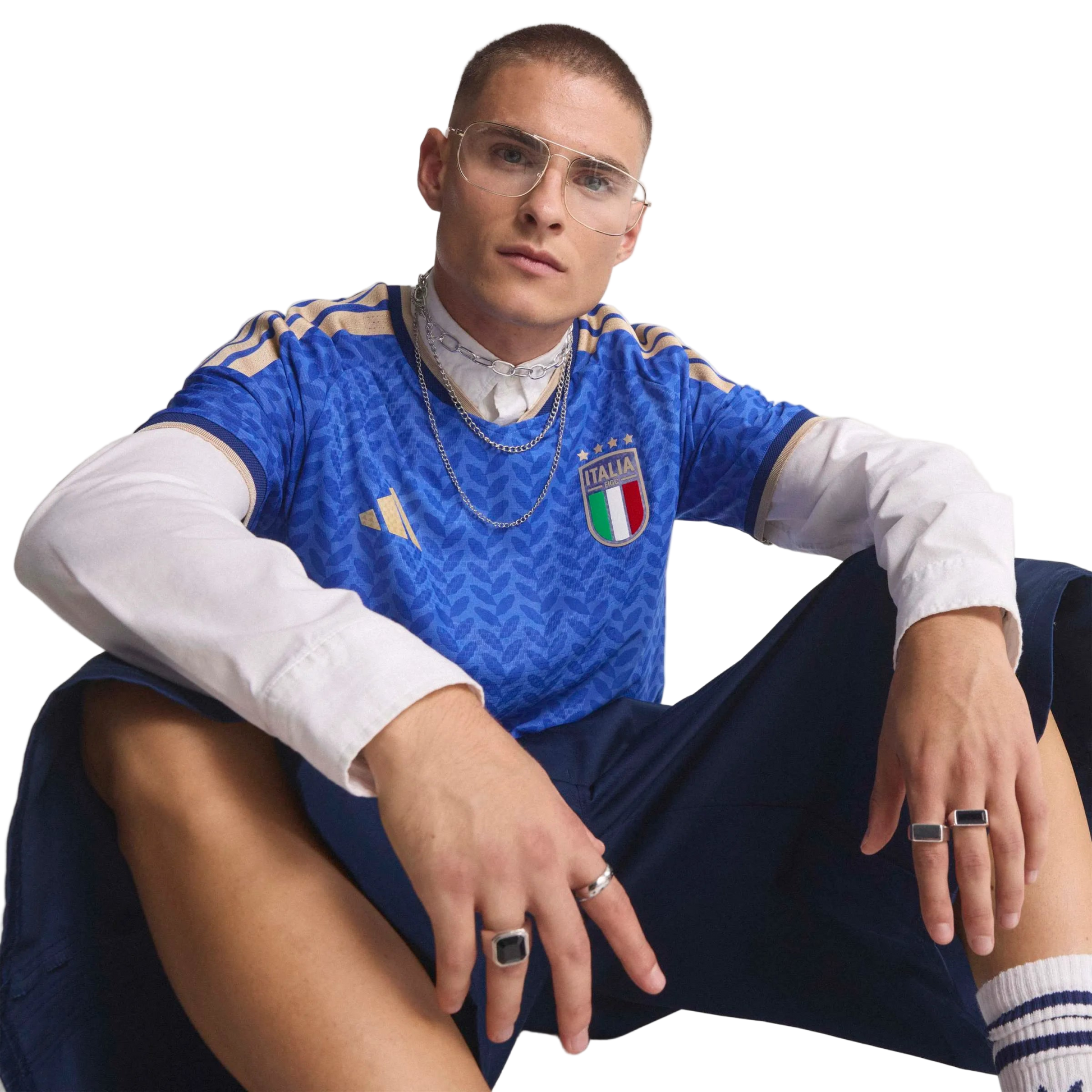 2026 Italy Men's Authentic Home Soccer Jersey Bold Blue