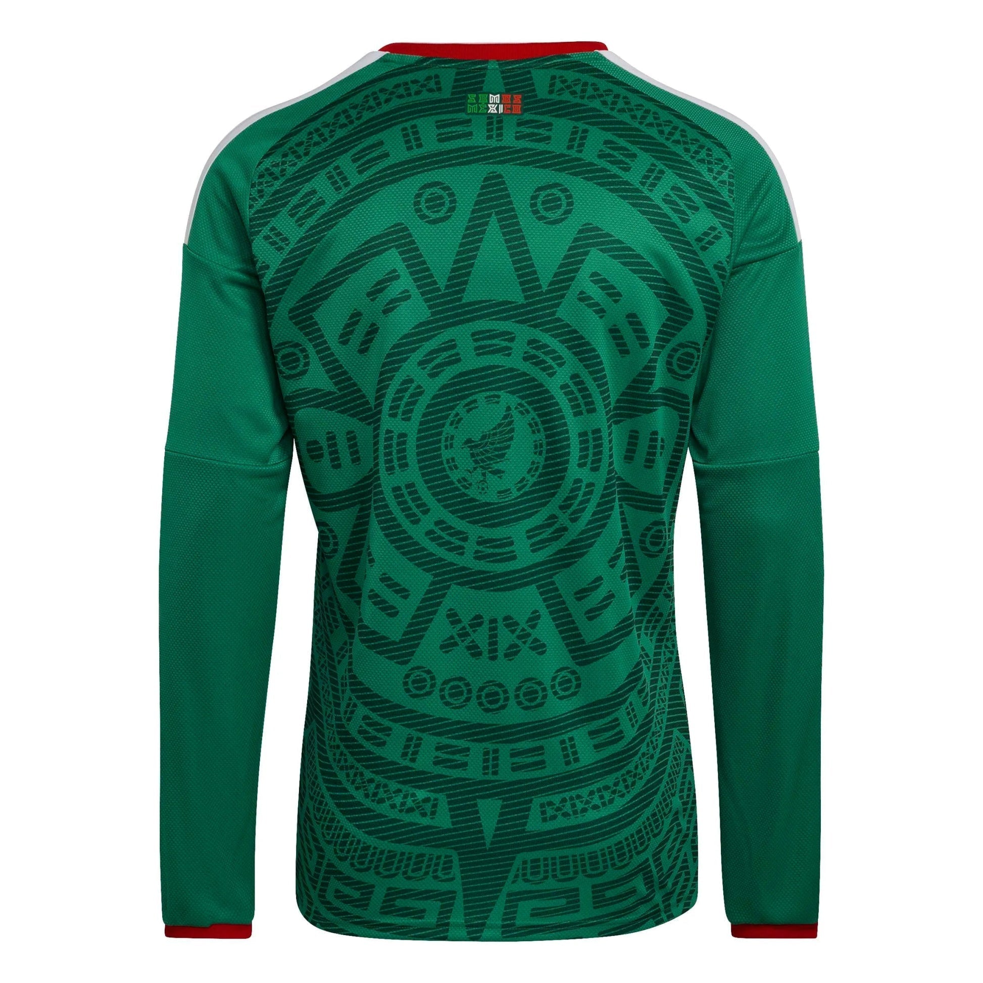 2026 Mexico Men's Stadium Home Long-Sleeve Soccer Jersey Bold Green