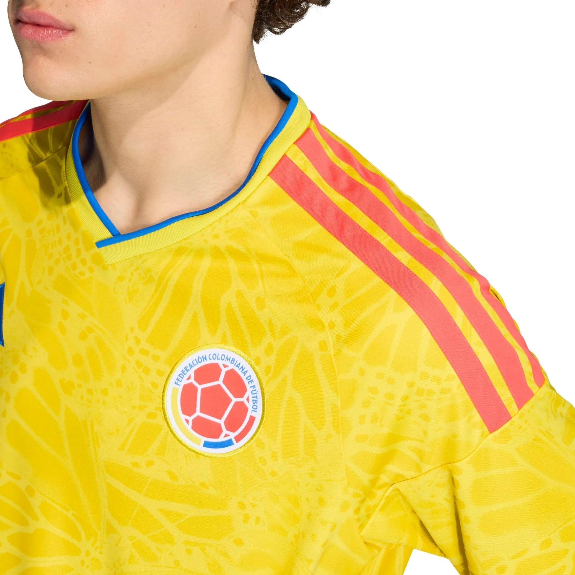 2026 Colombia Men's Stadium Home Soccer Jersey Impact Yellow
