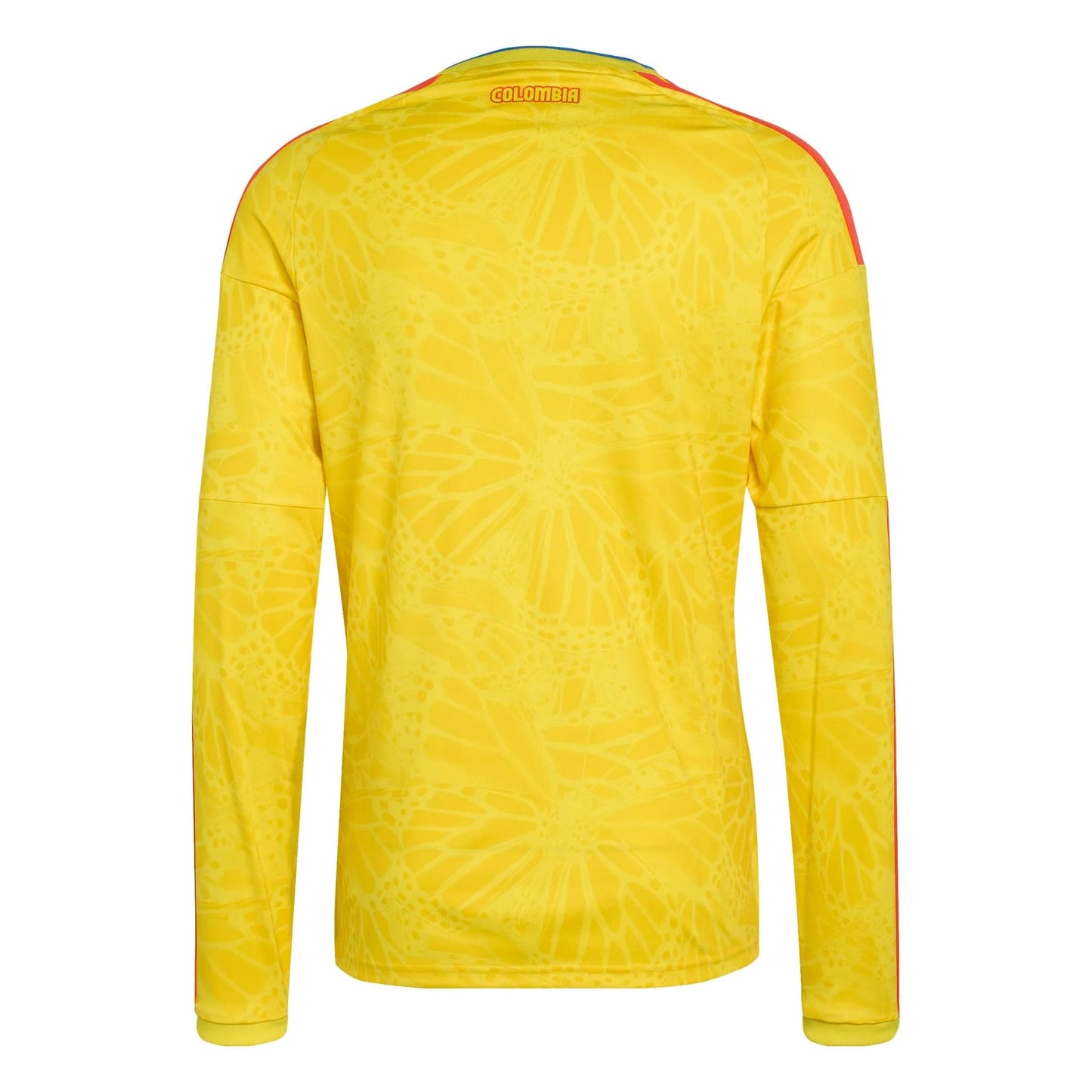 2026 Colombia Men's Stadium Home Long-Sleeve Soccer Jersey Impact Yellow