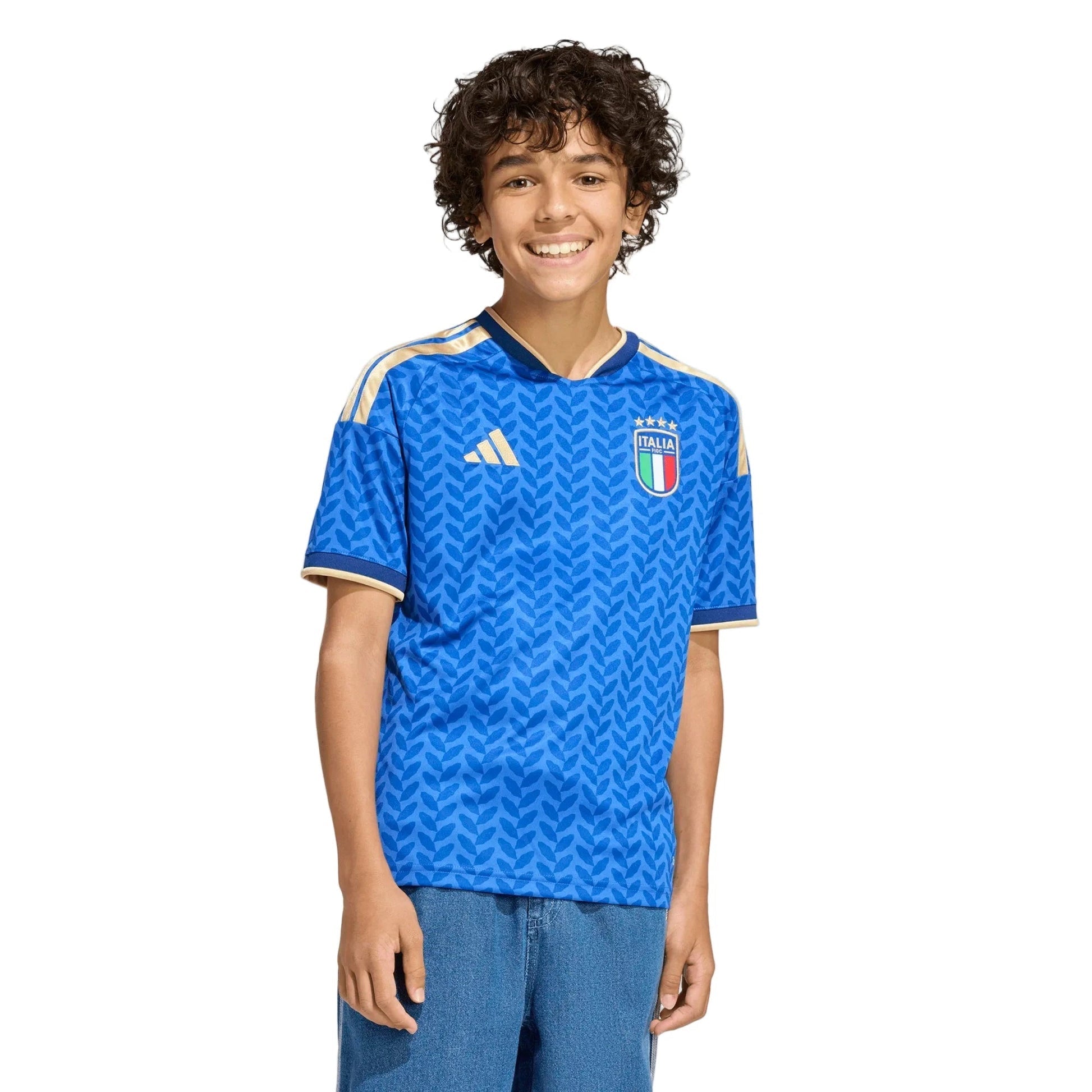 2026 Italy Youth Stadium Home Soccer Jersey Bold Blue