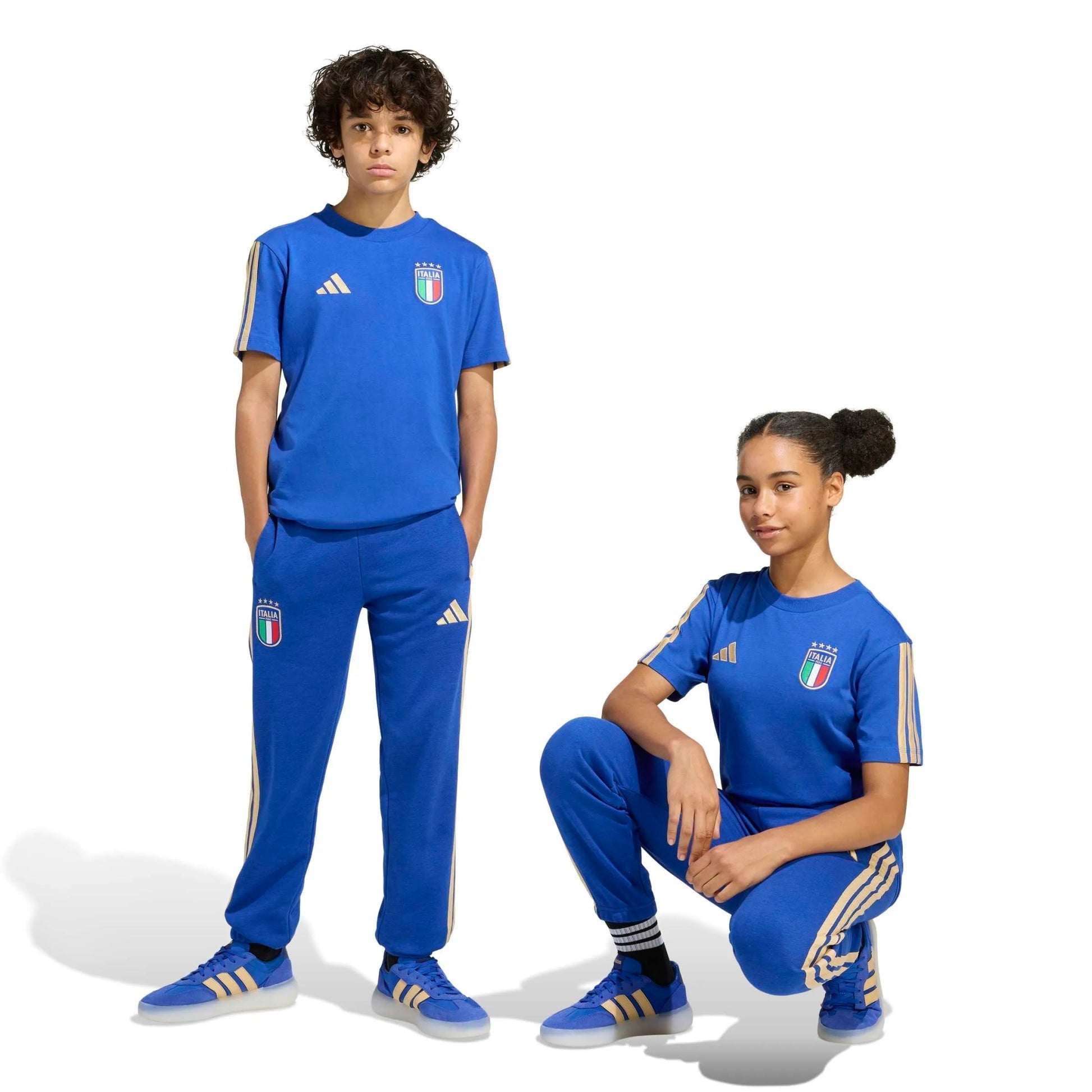 2026 Italy Youth Pants Bold Blue