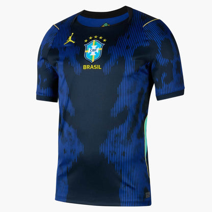 2026-27 Brazil Men's Stadium Away Soccer Jersey Old Royal/Black/P109C