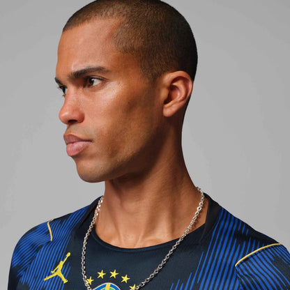 2026-27 Brazil Men's Stadium Away Soccer Jersey Old Royal/Black/P109C