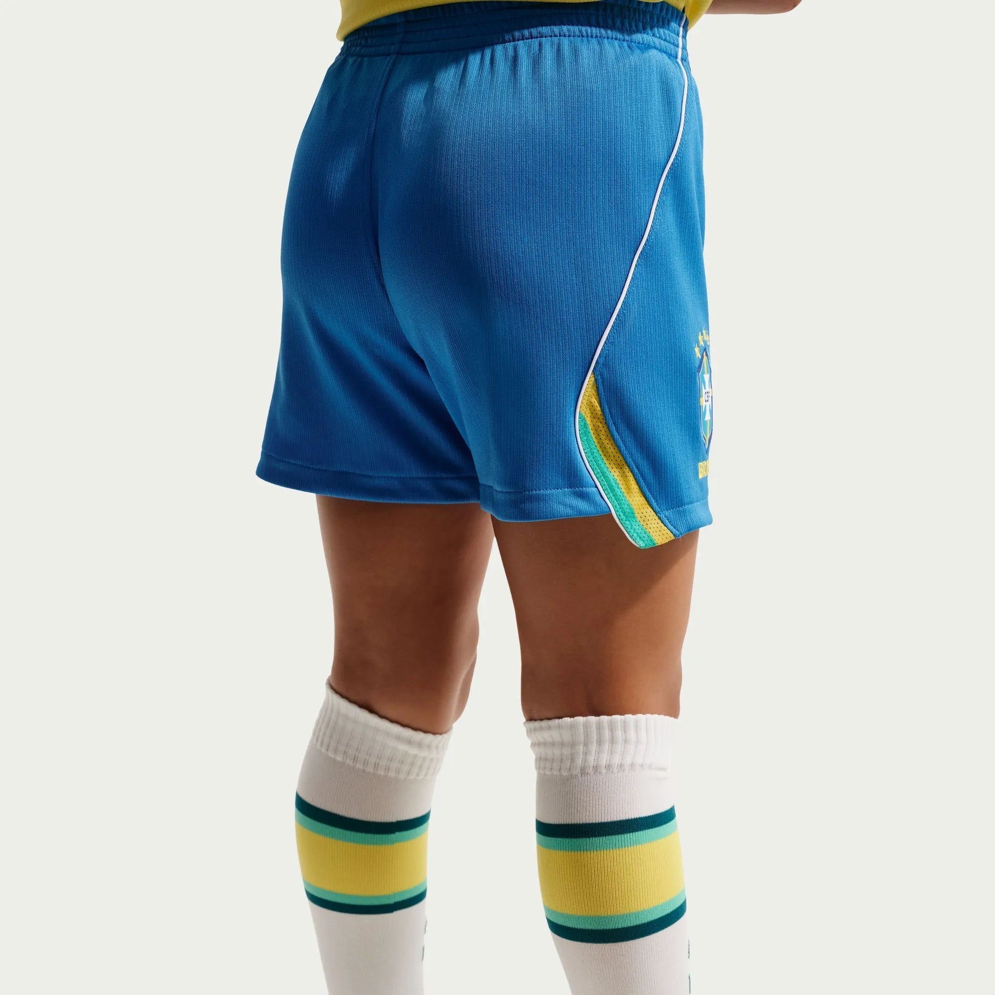 2026-27 Brazil Little Kids' Stadium Home Kit Canary/Light Menta/Geode Teal