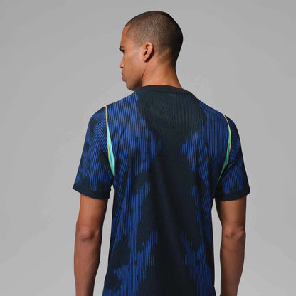 2026-27 Brazil Men's Authentic Away Soccer Jersey Old Royal/Black/P109C