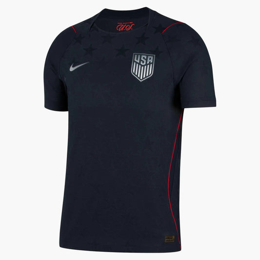 2026-27 USMNT Men's Authentic Away Soccer Jersey Dark Obsidian/Pure Platinum