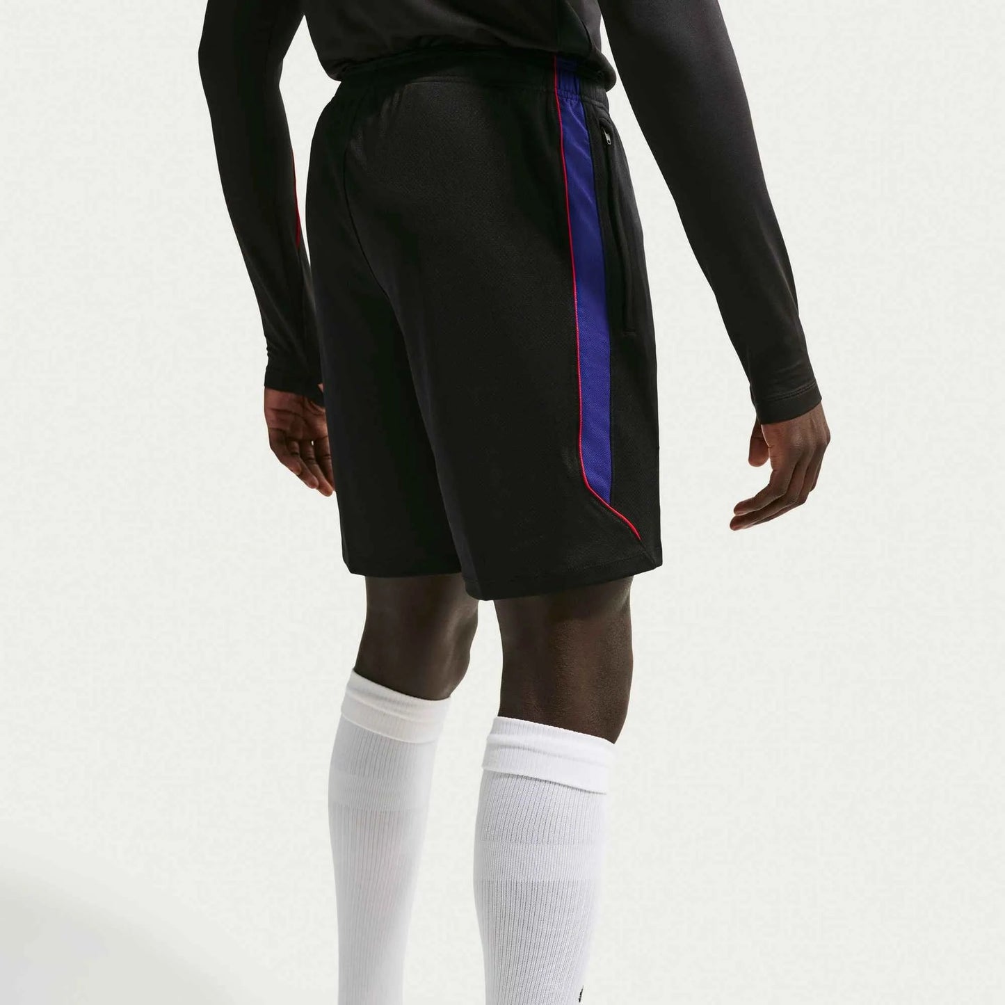 2026-27 USMNT Men's Strike KZ Shorts Black/Deep Royal Blue/Challenge Red