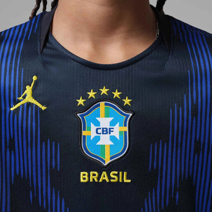 2026-27 Brazil Youth Stadium Away Soccer Jersey Old Royal/Black/P109C