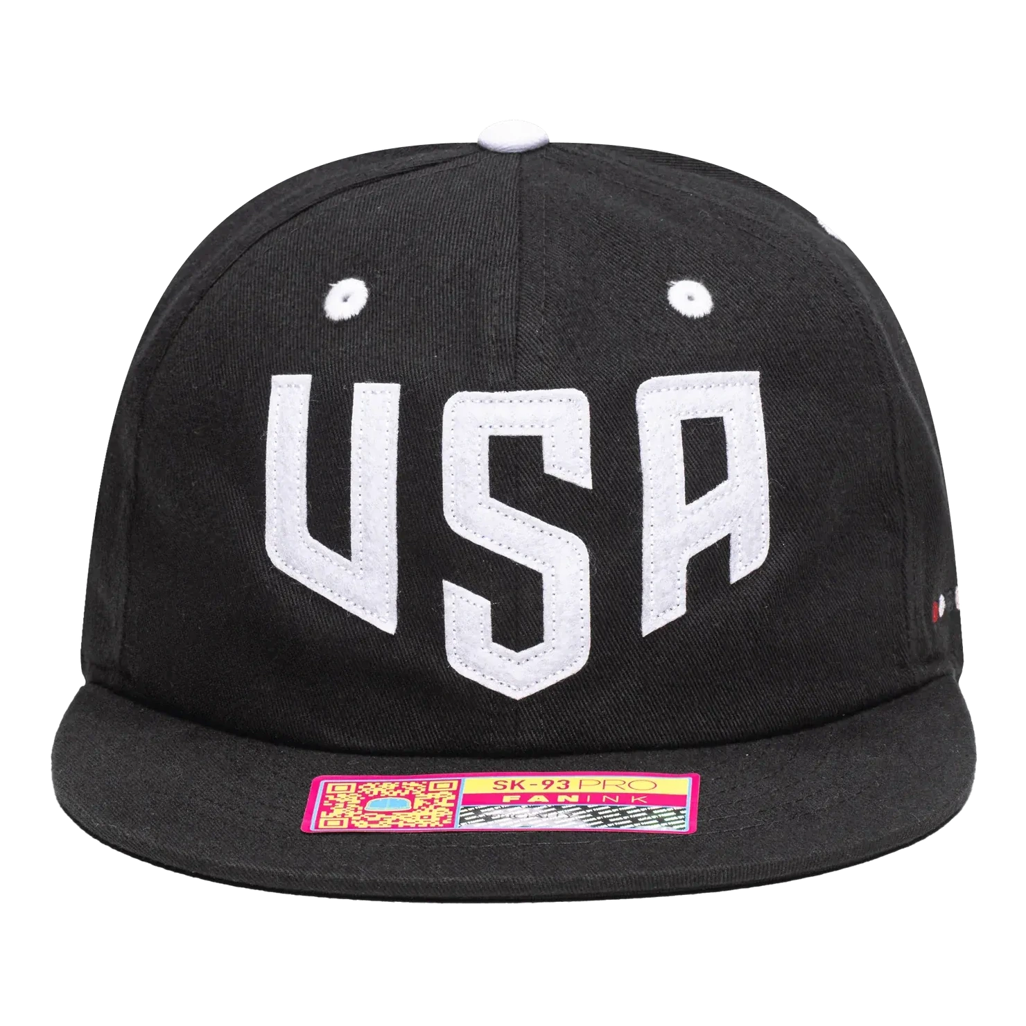 Fan Ink Collection USA Bankroll Snapback Hat Black