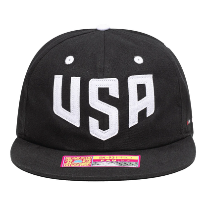Fan Ink Collection USA Bankroll Snapback Hat Black