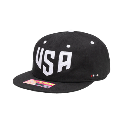 Fan Ink Collection USA Bankroll Snapback Hat Black
