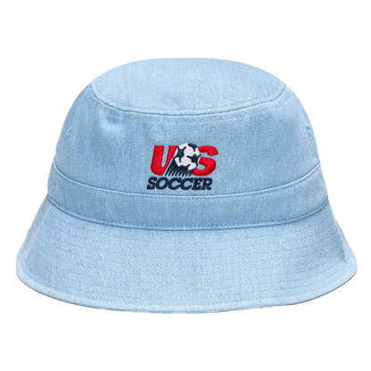 Fan Ink Collection USA Soccer "Making History" Bucket Hat Light Blue