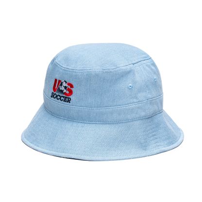 Fan Ink Collection USA Soccer "Making History" Bucket Hat Light Blue